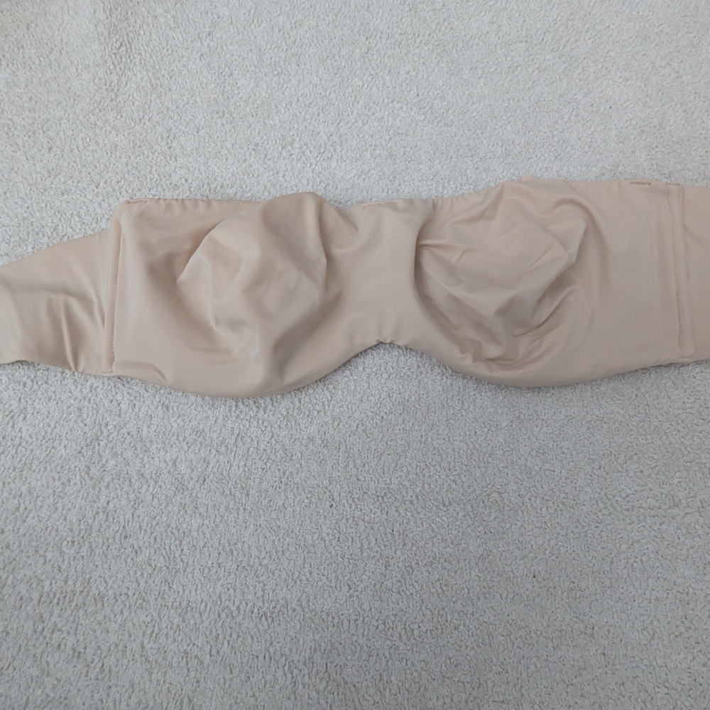 Beige Strapless Bra 36DD